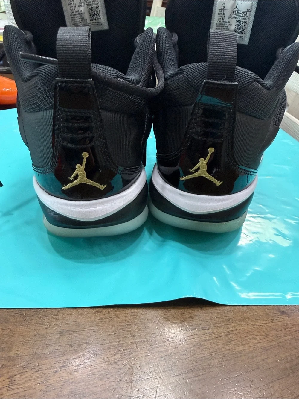 Jordan Stay Loyal 3 Black White Merallic Gold Men’s Mid-Top Sneakers